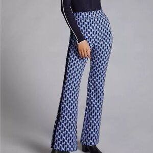 Anthropologie Patterned Flare Pants